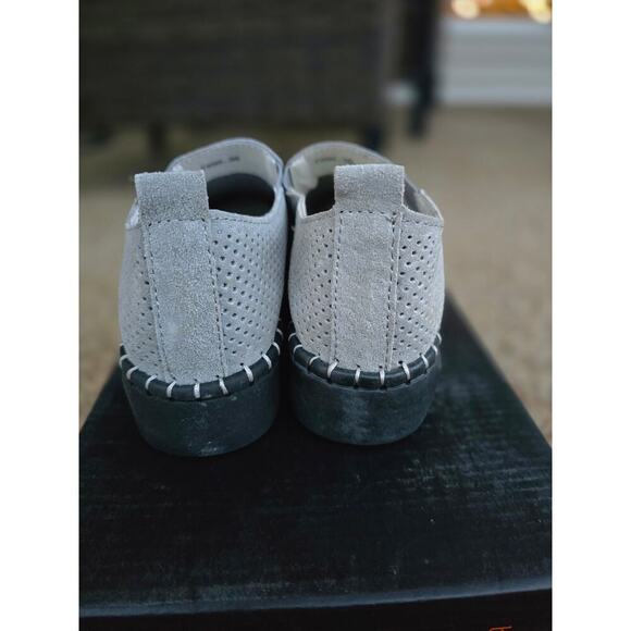 NWT Bernie Mev Women's Slip On Shoe Grey Comfort Size 36 US(5-5.5) Suede - Picture 11 of 12